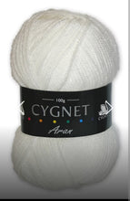 Load image into Gallery viewer, Cygnet Aran - 100g Balls - 9 Colours Available