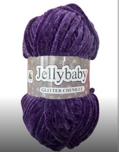 Load image into Gallery viewer, Jellybaby Glitter Chenille Chunky - 8 Colours