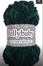 Load image into Gallery viewer, Jellybaby Glitter Chenille Chunky - 8 Colours