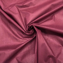 Load image into Gallery viewer, Lightweight Polycotton Clearance Fabric - Available in Pink or Burgundy