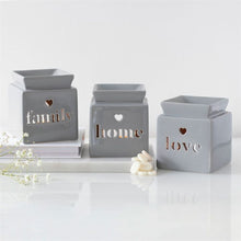 Load image into Gallery viewer, Grey Home Cut Out Oil Burner