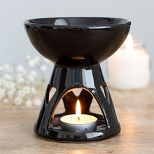 Load image into Gallery viewer, Black Deep Bowl Oil Burner