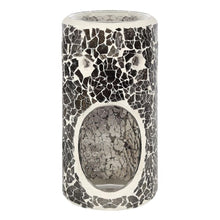 Load image into Gallery viewer, Pillar Gunmetal Grey Crackle Oil Burner