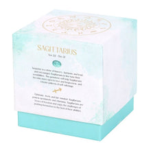 Load image into Gallery viewer, Sagittarius Ylang Ylang & Amber Gemstone Zodiac Candle