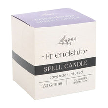 Load image into Gallery viewer, Lavender Infused Friendship Spell Candle