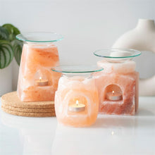 Load image into Gallery viewer, Cube Himalayan Salt Oil Burner