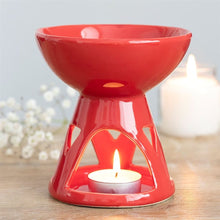 Load image into Gallery viewer, Red Deep Bowl Oil Burner