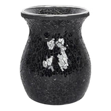 Load image into Gallery viewer, Large Black Crackle Oil Burner