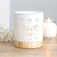 Load image into Gallery viewer, Matte Ceramic Butterfly Oil Burner