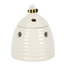 Load image into Gallery viewer, White Beehive Oil Burner