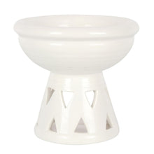 Load image into Gallery viewer, Off White Deep Bowl Oil Burner