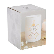 Load image into Gallery viewer, White Angel Cut Out Oil Burner