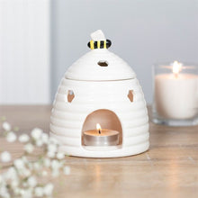 Load image into Gallery viewer, White Beehive Oil Burner