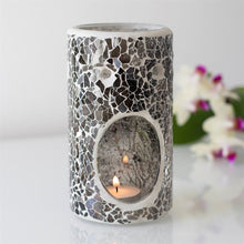 Load image into Gallery viewer, Pillar Gunmetal Grey Crackle Oil Burner