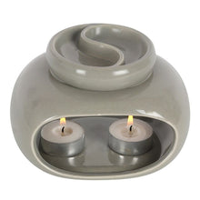 Load image into Gallery viewer, Grey Double Oil Burner