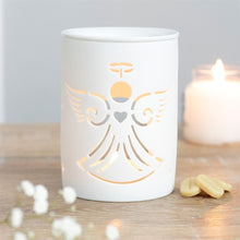 Load image into Gallery viewer, White Angel Cut Out Oil Burner