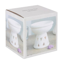 Load image into Gallery viewer, Off White Deep Bowl Oil Burner