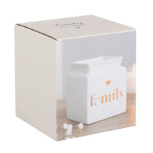 Load image into Gallery viewer, White Family Cut Out Oil Burner