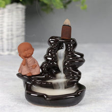 Load image into Gallery viewer, Buddha Waterfall Backflow Incense Burner