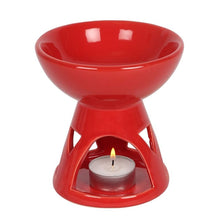 Load image into Gallery viewer, Red Deep Bowl Oil Burner