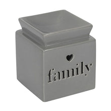 Load image into Gallery viewer, Grey Family Cut Out Oil Burner