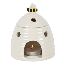 Load image into Gallery viewer, White Beehive Oil Burner