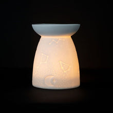 Load image into Gallery viewer, White Ceramic Constellation Oil Burner