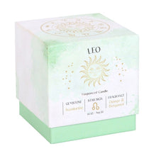 Load image into Gallery viewer, Leo Orange & Bergamot Gemstone Zodiac Candle