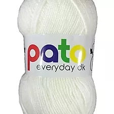 Pato White Double Knit Yarn