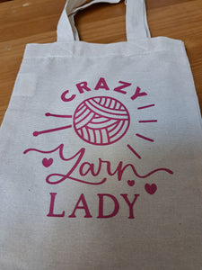 Knitting/Crochet Tote Bags - 7 Designs available
