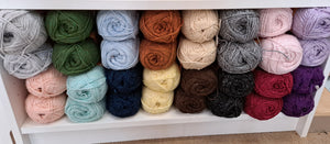 Esteem Double Knit - 100% Recycled Yarn - 16 Colours Available