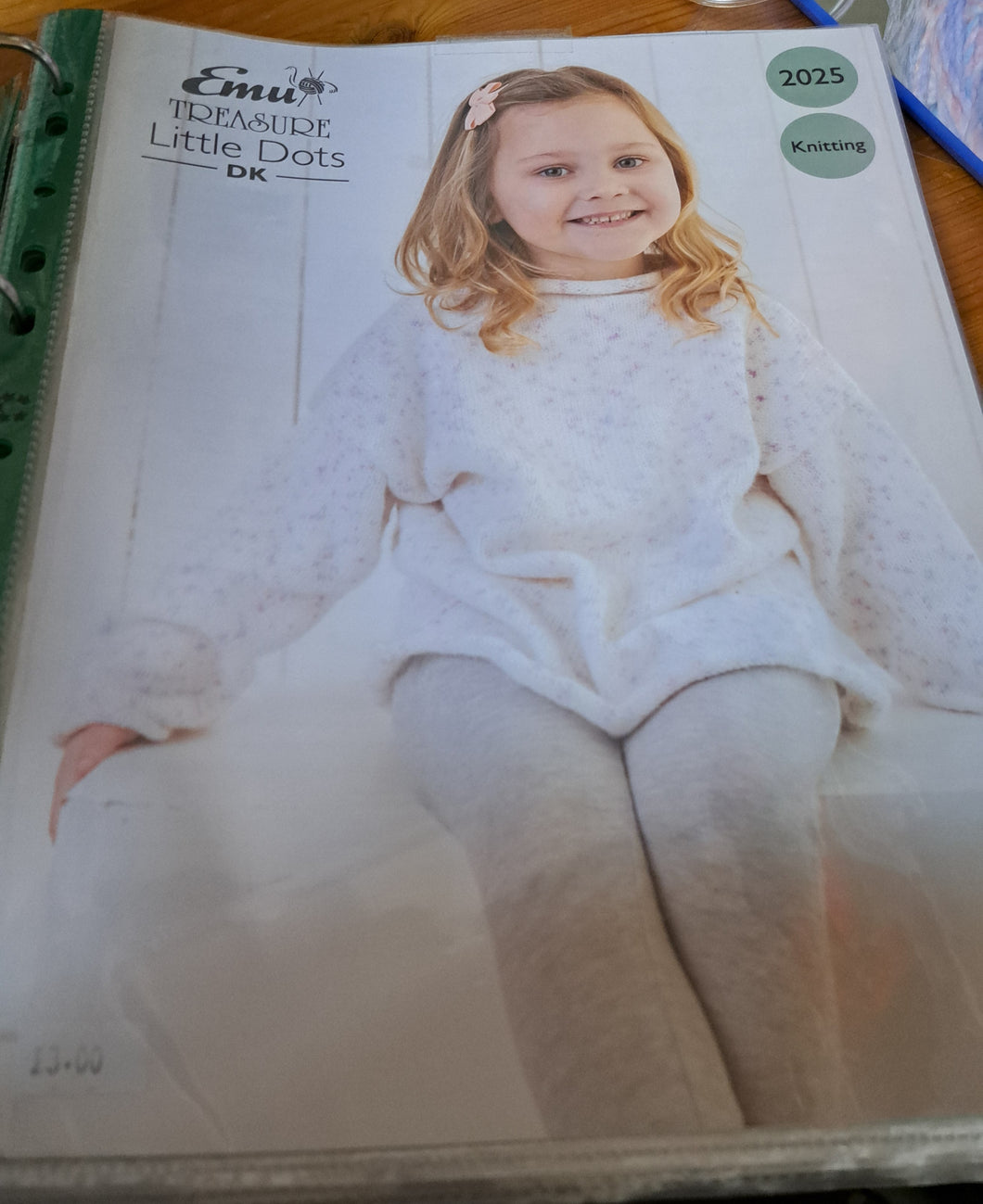 Emu 2025 - Child's Cowl Neck Sweater Knitting Pattern