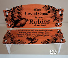 Load image into Gallery viewer, Memorial Bench
