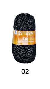 Esteem Double Knit - 100% Recycled Yarn - 16 Colours Available