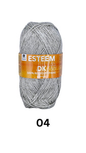 Esteem Double Knit - 100% Recycled Yarn - 16 Colours Available