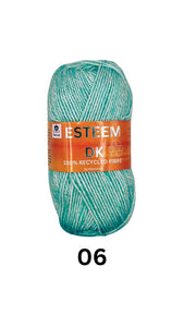 Esteem Double Knit - 100% Recycled Yarn - 16 Colours Available