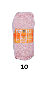 Esteem Double Knit - 100% Recycled Yarn - 16 Colours Available