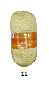 Esteem Double Knit - 100% Recycled Yarn - 16 Colours Available