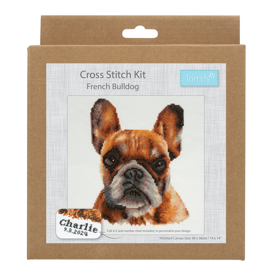 Counted Cross Stitch Kits - French Bulldog