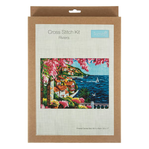 Large Printed Cross Stitch Kits - Riviera