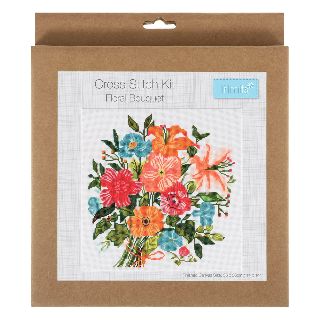 Counted Cross Stitch Kits - Floral Bouquet