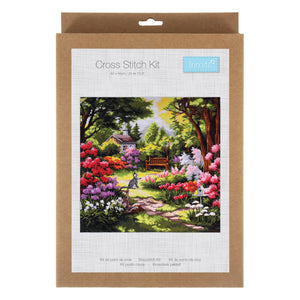 Large Printed Cross Stitch Kits - Garden