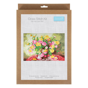 Large Printed Cross Stitch Kits - Roses