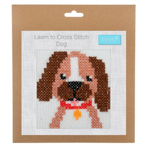 'Learn to ' Cross Stitch Kit - Dog