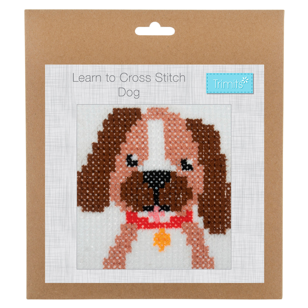 'Learn to ' Cross Stitch Kit - Dog