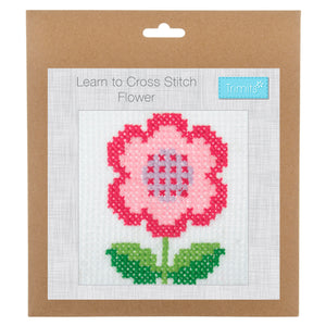 'Learn to ' Cross Stitch Kit - Flower