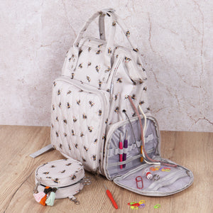 Craft Storage Backpack - Bee Design