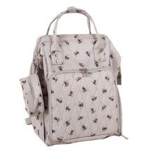 Load image into Gallery viewer, Craft Storage Backpack - Bee Design
