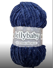 Load image into Gallery viewer, Jellybaby Glitter Chenille Chunky - 8 Colours
