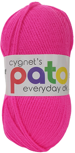 Neon Pink Double Knit Yarn